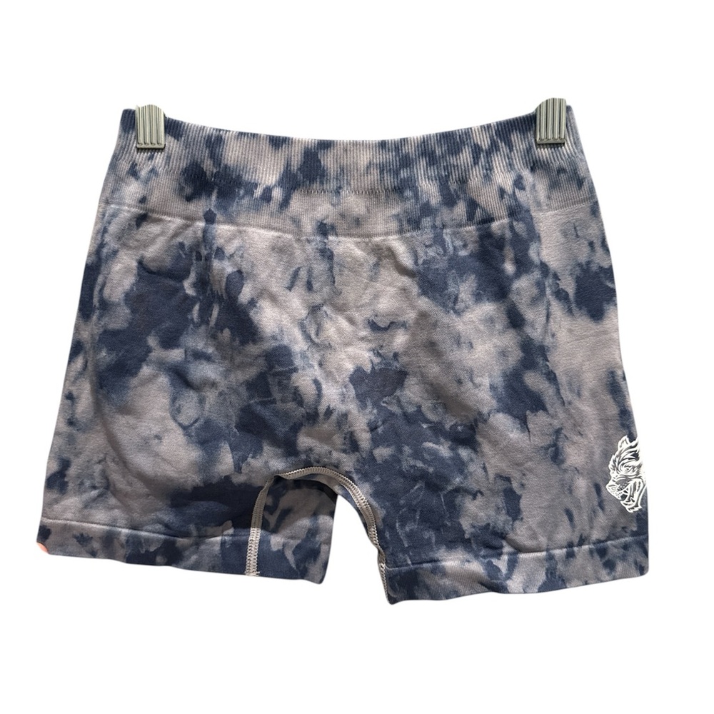 Darc Sport Blue and Gray Tie-Dye Shorts